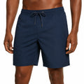 Costume da bagno uomo M in tessuto sintetico blu navy - shorts con coulisse