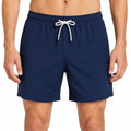 Costume da bagno uomo taglia M blu navy con coulisse e tasche laterali